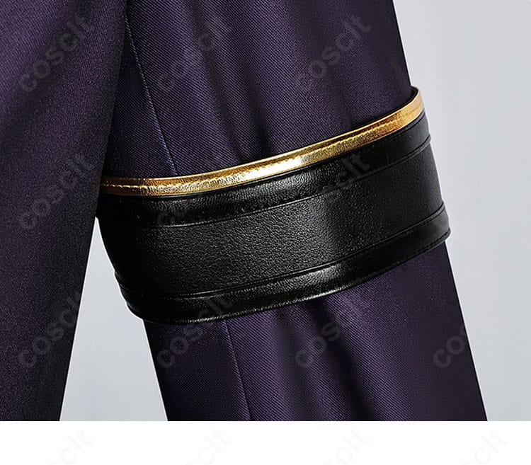 セノ左袖の装飾アップ。模様とパーツの重ねでキャラクター性を表現。