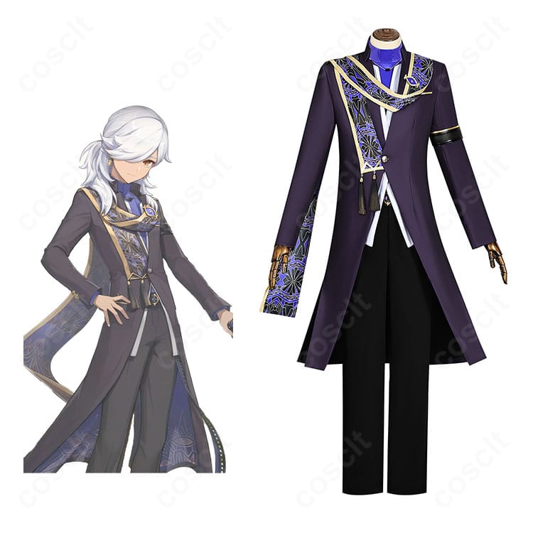 原神 セノのコスプレ衣装でキャラクターと合わせた全身コーデ例。象徴的な装飾とシルエットを高再現。