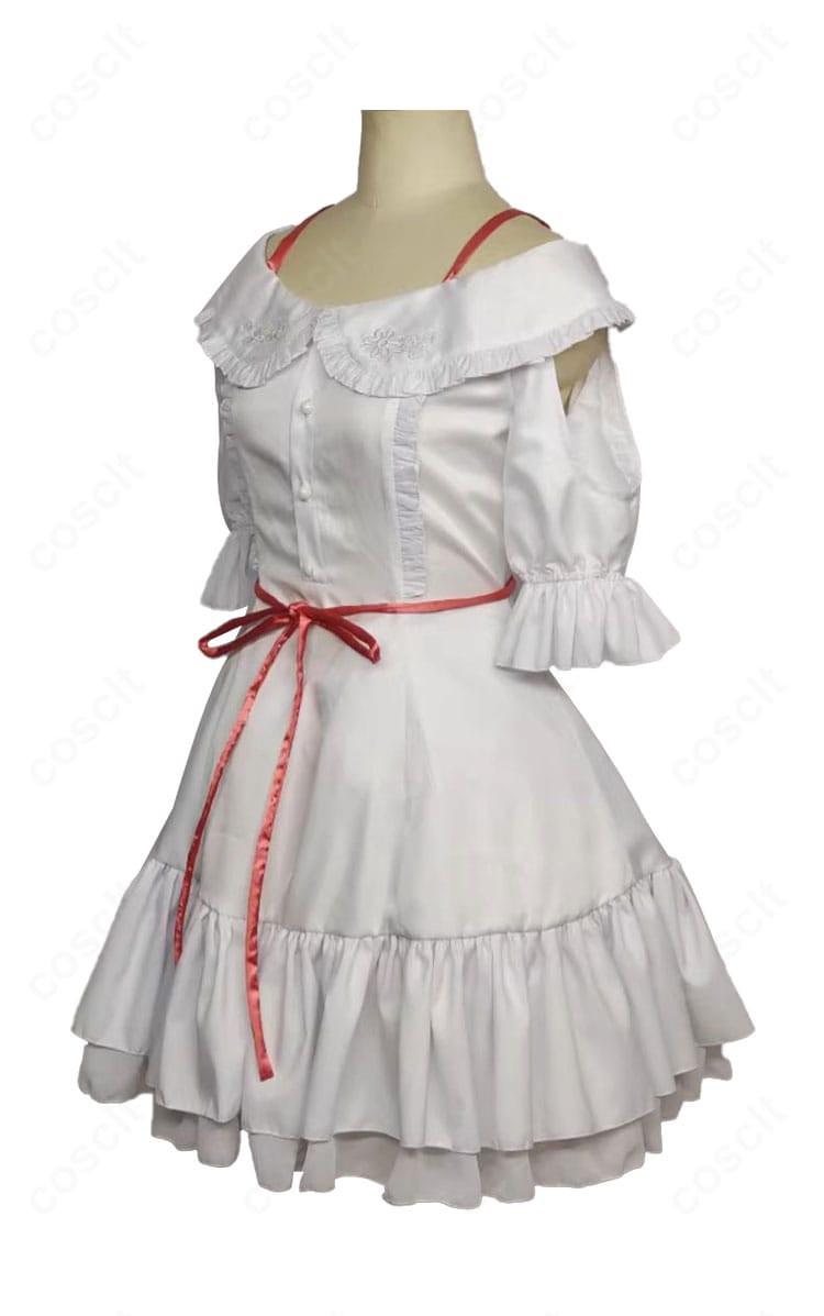 長瀬麻奈 星の海の記憶コスプレ衣装の左側面。袖口や縫製の仕上がりなど細部ディテールが確認できる