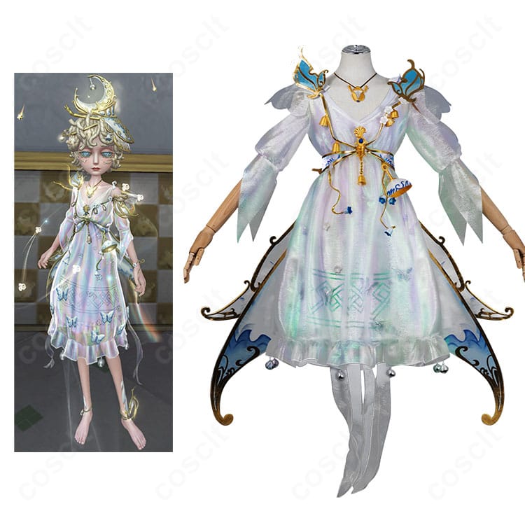 Identity V 第五人格 気象学者(ウェンディ・フート)風を采る仙霊のコスプレ衣装。キャラクターの装飾と配色を忠実再現した全身イメージ