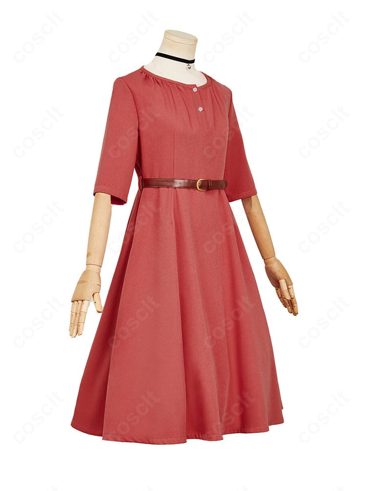 若月ニコ コスプレ衣装の左側面。袖口やサイドシームの仕上げが分かる詳細カット。