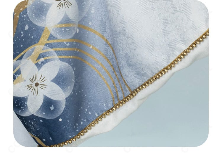 袖口の美しい装飾アップ：ステッチと金具の質感