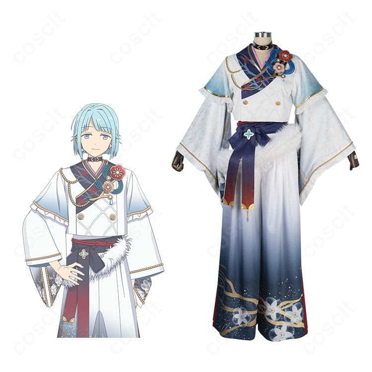 礼瀬マヨイの梅花雪花衣装とキャラクタービジュアルのコラボイメージ