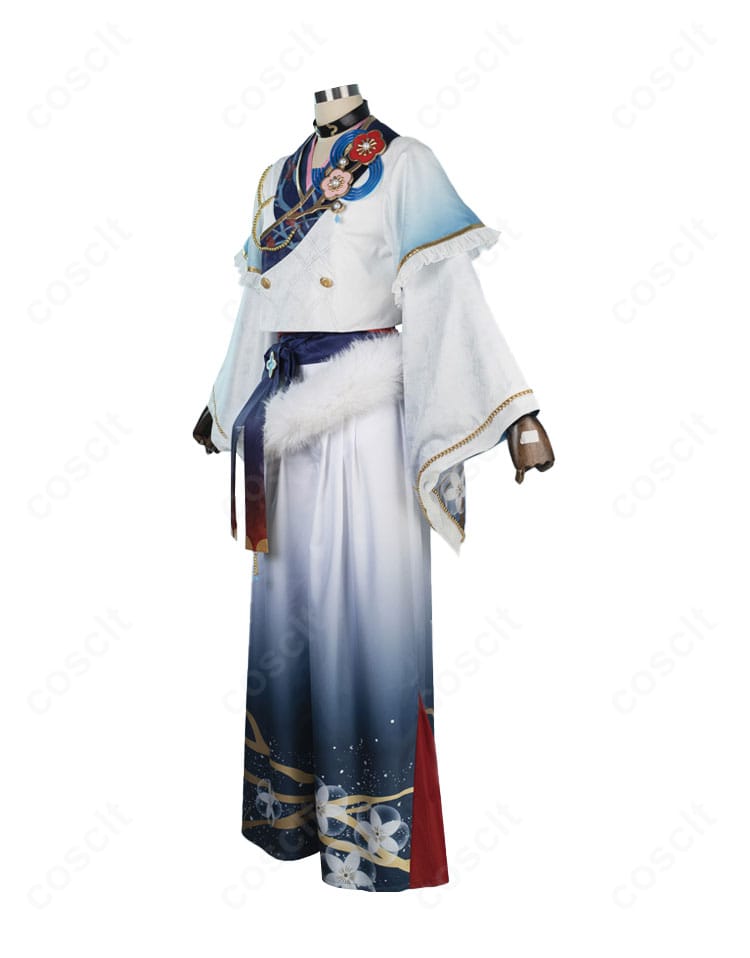 礼瀬マヨイ 梅花雪花コスプレ衣装の側面ディテール