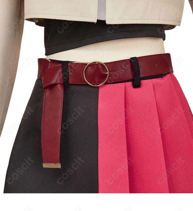 LAZARUS エレイナ衣装のベルト・腰帯装飾。質感と金具の仕上げを示す近接画像。