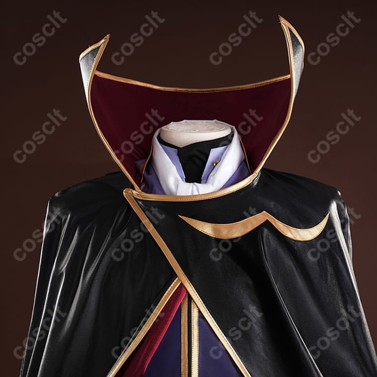 ルルーシュ 黒の騎士団版を精緻再現。ハリ感コートで撮影映え、イベントに最適 - 5枚目の画像