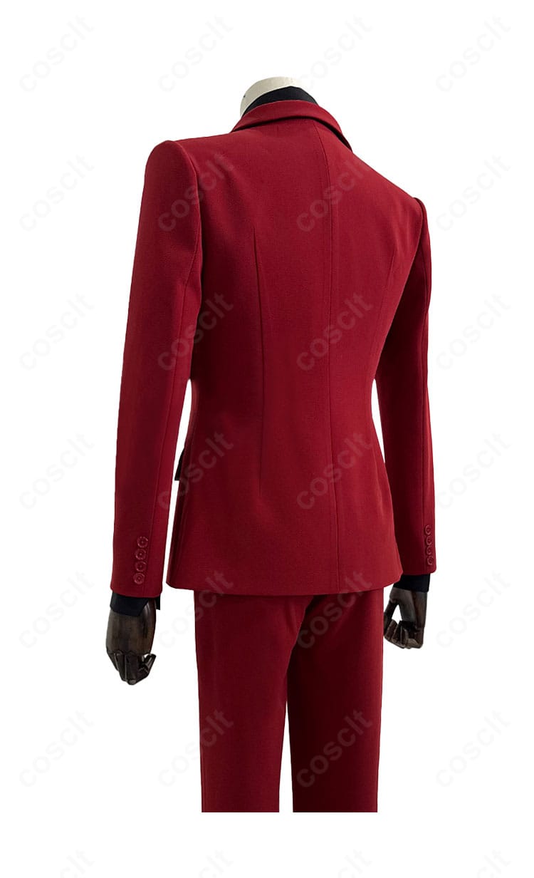 ミヒャエル・カイザー衣装の背面デザイン、センターベントと背中のシルエット