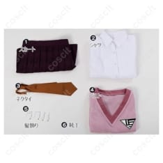 赤松楓 学園制服コスプレ衣装｜高再現で撮影映え、快適設計でイベントも安心 - 5枚目の画像（サムネイル）