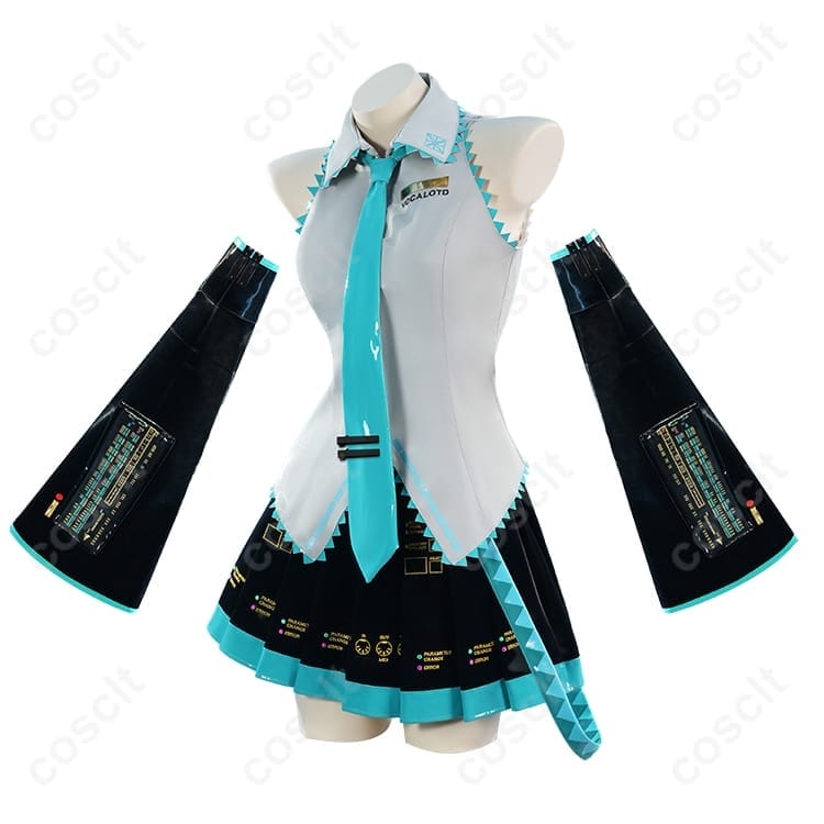 初音ミク V2 コスプレ衣装｜高再現で着脱簡単、撮影とイベントに最適 - 3枚目の画像
