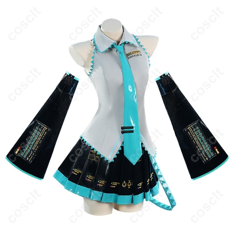 初音ミク V2 コスプレ衣装｜高再現で着脱簡単、撮影とイベントに最適 - 2枚目の画像
