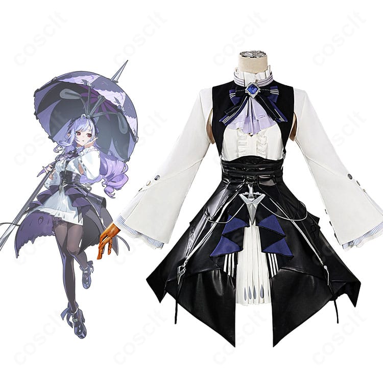 ゼンレスゾーンゼロのビビアンを再現したコスプレ衣装一式と公式風イラストの合成イメージ。精密な装飾と高い再現度が伝わるキービジュアル。