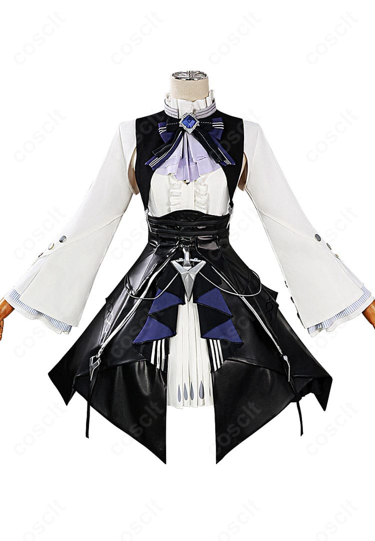 ゼンレスゾーンゼロ ビビアン コスプレ衣装の正面全身。鮮やかな配色と整ったシルエットでキャラクターらしさを表現。