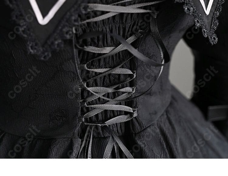 背面の大きめリボン装飾。立体感と質感が分かる後ろ姿のクローズアップ