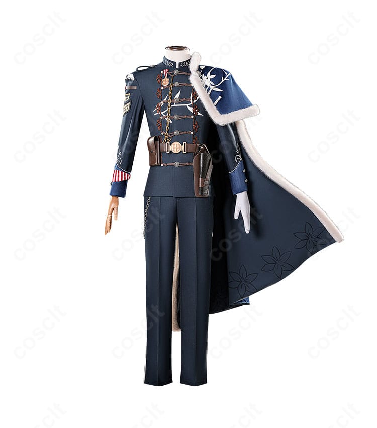 第五人格 ホセ・バーデン レストレード警部衣装の正面全景。胸飾りと前身頃の装飾が際立つ構図。