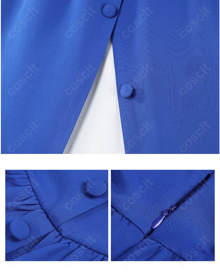 ボタンとファスナー付近のクローズアップ（開閉構造）