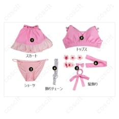 ファイナルファンタジーVII リバース エアリス・ゲインズブール ピンキーマーメイド水着 高再現コスプレ衣装 - 5枚目の画像（サムネイル）