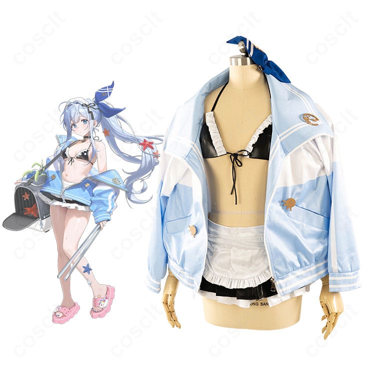 勝利の女神:NIKKE アンカー イノセントメイド衣装を着用したイメージカット。上品な配色とディテールで高再現を表現。