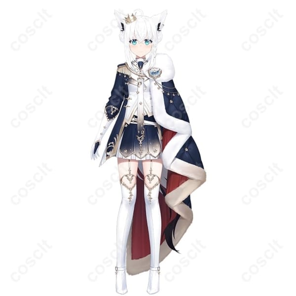 白上フブキ キング衣装コスプレ｜高再現と快適設計でイベント・撮影に最適
