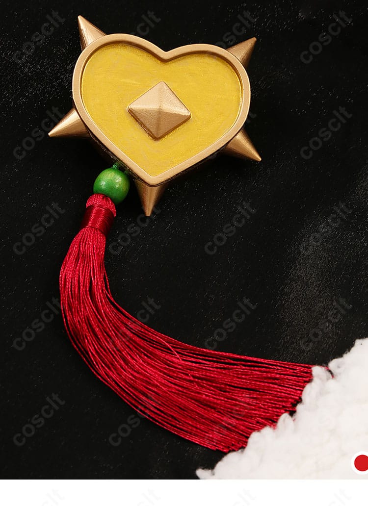 あんさんぶるスターズ！！ Ra*bits コスプレ衣装 胸飾りディテール。ユニットらしさを演出するモチーフを忠実再現。