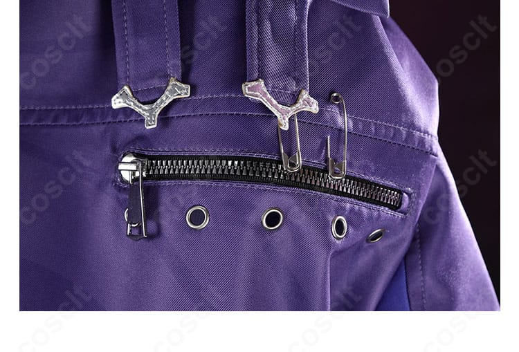 NU:カーニバル 玖夜コス ポケット装飾のクローズアップ。機能的配置と再現度を両立。