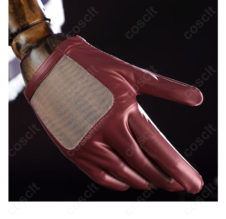 コスプレ衣装 ズボンのポケット装飾。ステッチとパーツ位置の再現に注目。