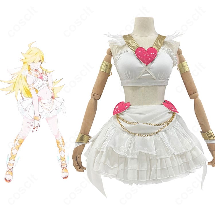 パンティ・アナーキー ポールダンスver.衣装の原作比較ショット。装飾とシルエットを高再現したコスプレ全身画像。