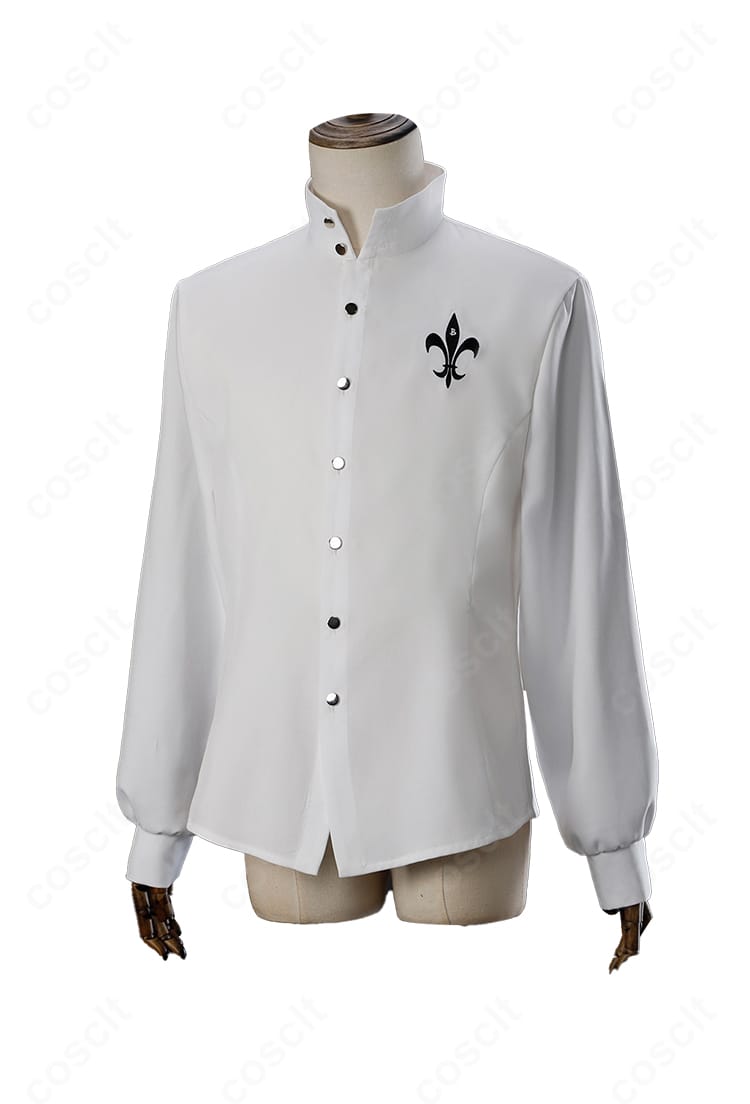 ペルソナ5 コスプレ シャツ生地アップ｜薄手で通気性の良い素材感を拡大表示