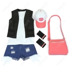 ポケモンBW トウコ コスプレ衣装 高再現で動きやすく撮影・イベントに最適 - 1枚目の画像（サムネイル）