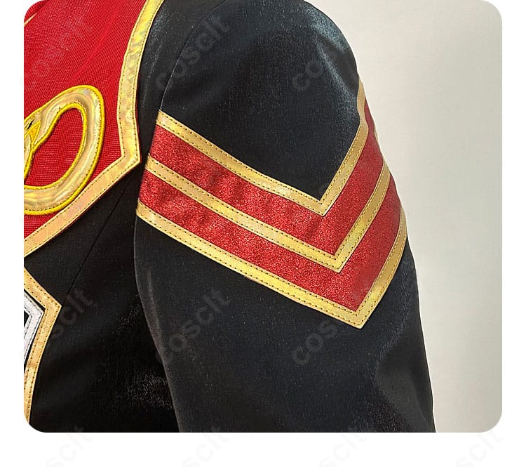 袖部の装飾ディテール。袖口のライン取りと装飾の配置が確認できる写真。