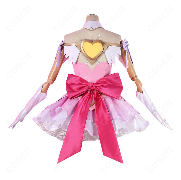 ジュノ コスプレ衣装の背面全体。大型リボンと背中のラインを再現