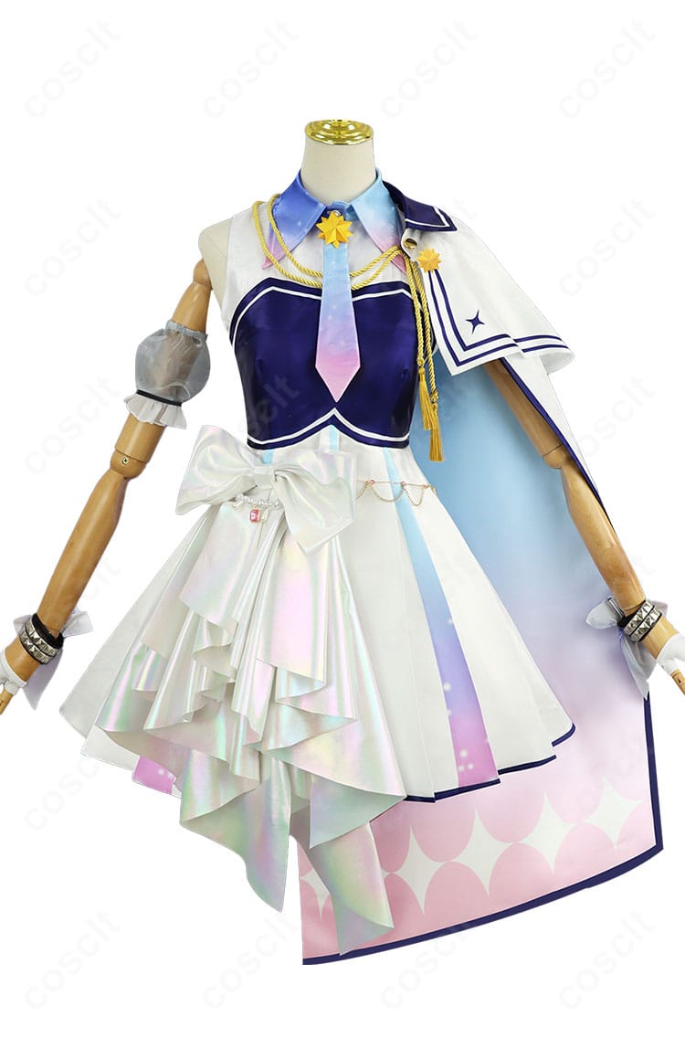 星街すいせい 日本武道館 Live SuperNova 衣装の正面。ワンピースとネクタイ、胸元のラインが美しく、再現度の高い仕立て。