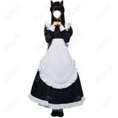 古見さんは、コミュ症です。古見硝子 メイド服コスプレ 高再現で快適、イベントや撮影に最適 - 1枚目の画像（サムネイル）