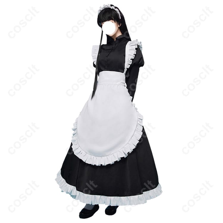 古見さんは、コミュ症です。古見硝子 メイド服コスプレ 高再現で快適、イベントや撮影に最適 - 2枚目の画像