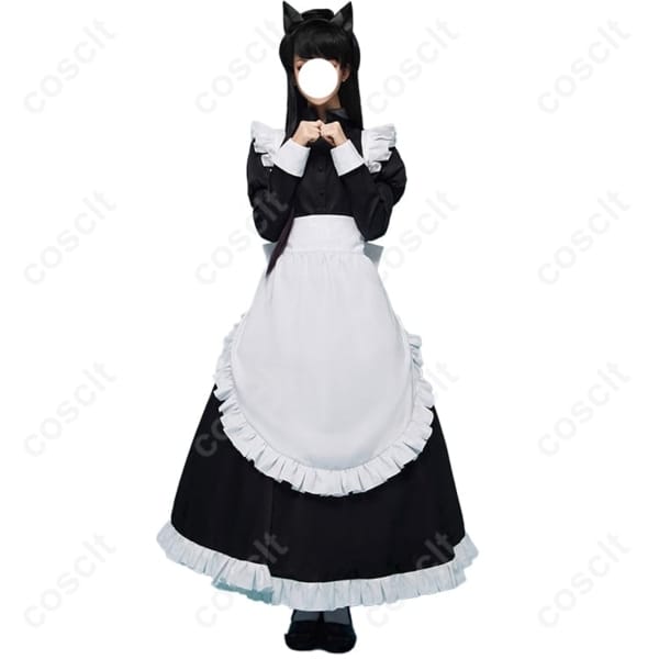 古見さんは、コミュ症です。古見硝子 メイド服コスプレ 高再現で快適、イベントや撮影に最適