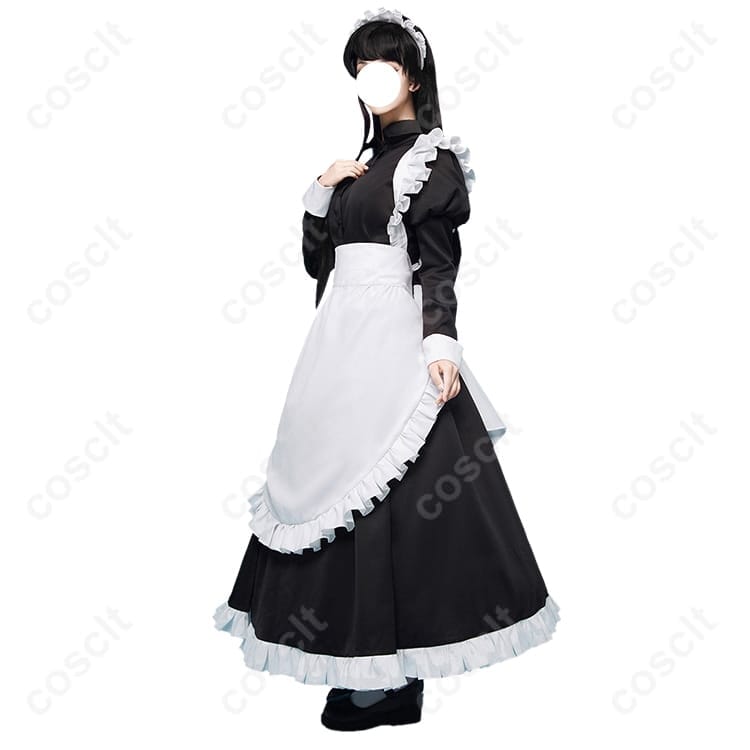 古見さんは、コミュ症です。古見硝子 メイド服コスプレ 高再現で快適、イベントや撮影に最適 - 3枚目の画像