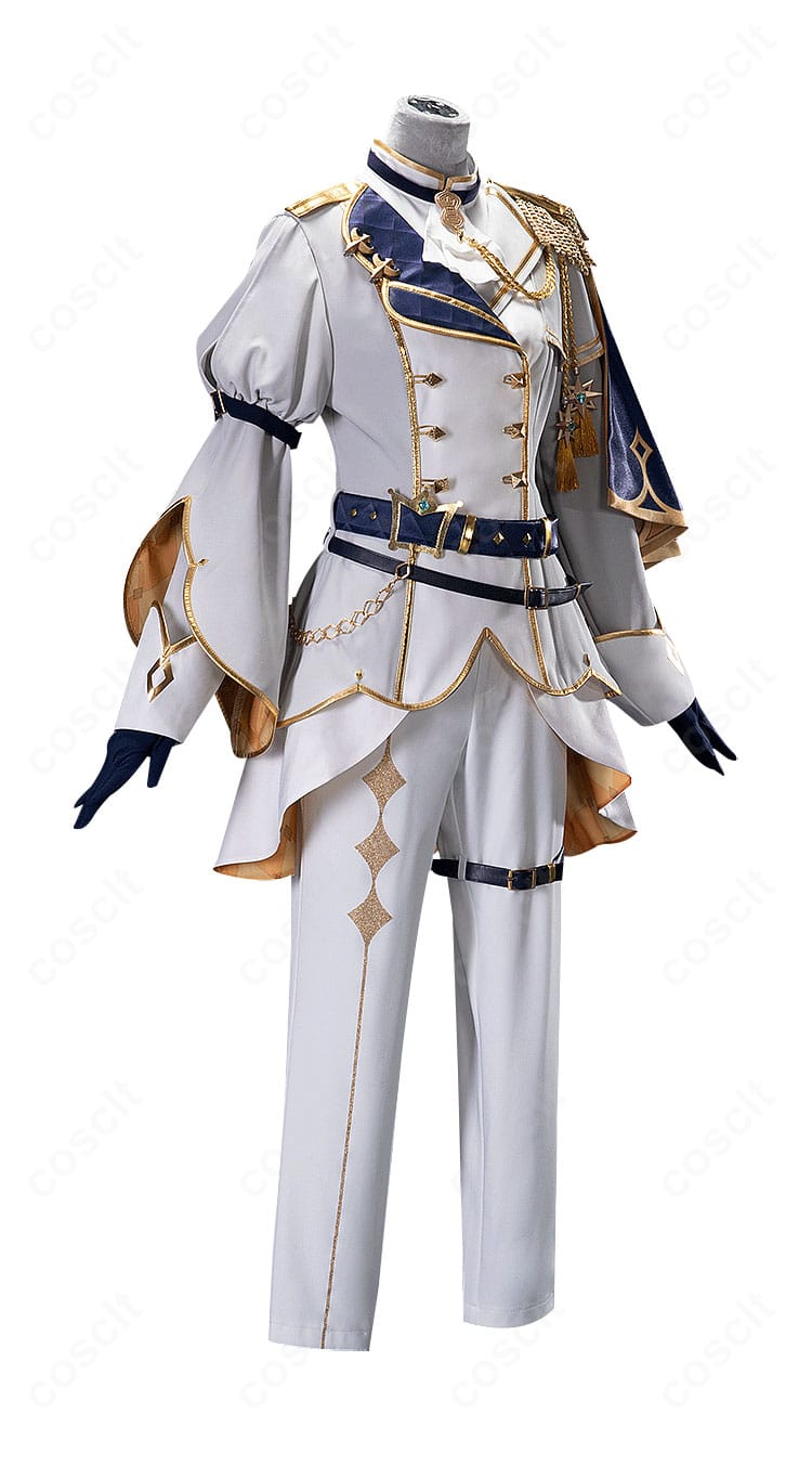 草薙寧々 フィエ・シュヴァリエ 右側面全身。袖口・腰飾りの位置関係と裾の広がりを確認できる角度。