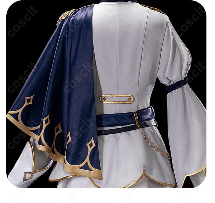 草薙寧々 フィエ・シュヴァリエ 背面装飾のクローズアップ。ベルト通しや背面切替の仕立てを確認できる。