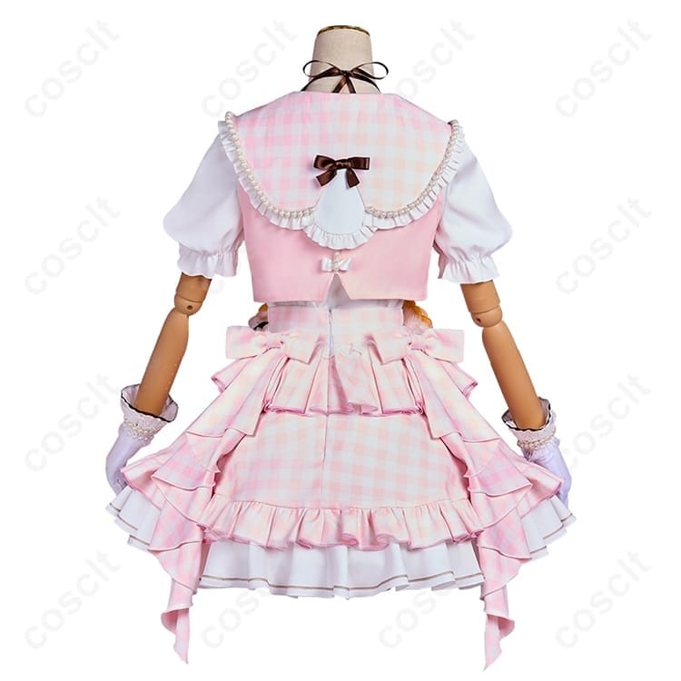 プロジェクトセカイ 花里みのり 4周年MMJ衣装 高再現で着やすく撮影映えするアイドルコス - 2枚目の画像