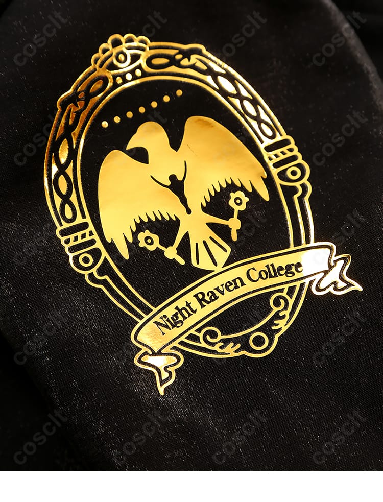 ツイステ 5周年記念衣装の袖口ディテール。カフの意匠、ボタン配置、縁の仕上げが分かるアップショット。