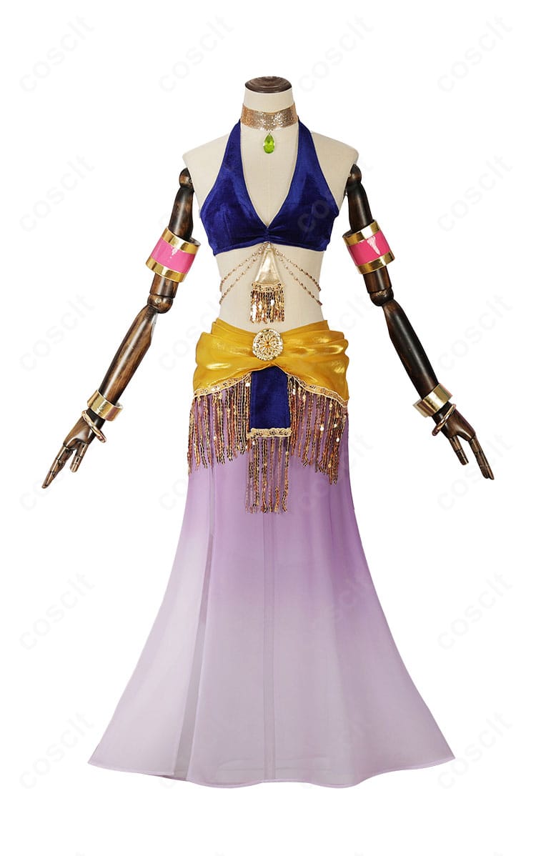 正面全身カット：ほしな歌唄 ダンサー衣装のフロントデザインと装飾配置、シルエットが分かる商品写真。