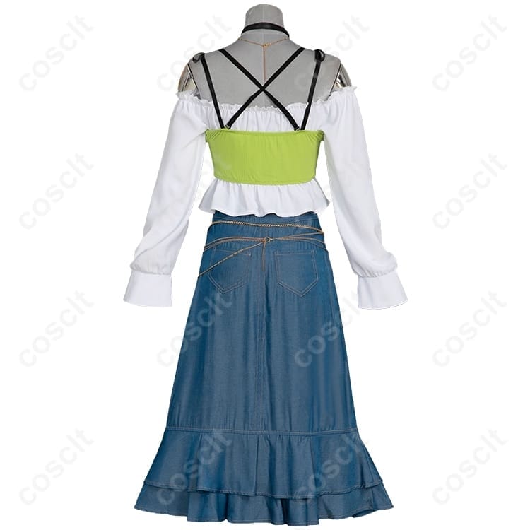 プロジェクトセカイ 白石杏 Livelylady Dress 高再現コスプレ衣装｜着心地良く撮影映え - 3枚目の画像