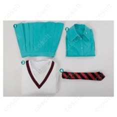 アマテ・ユズリハ 制服コスプレ｜高再現で着脱簡単、イベント撮影や学園系に最適 - 6枚目の画像（サムネイル）