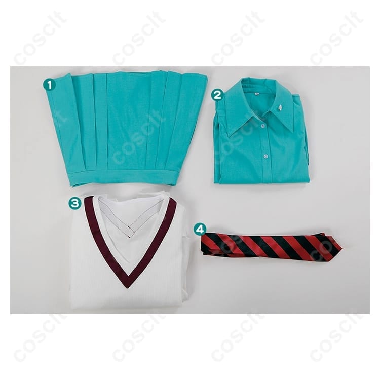 アマテ・ユズリハ 制服コスプレ｜高再現で着脱簡単、イベント撮影や学園系に最適 - 6枚目の画像