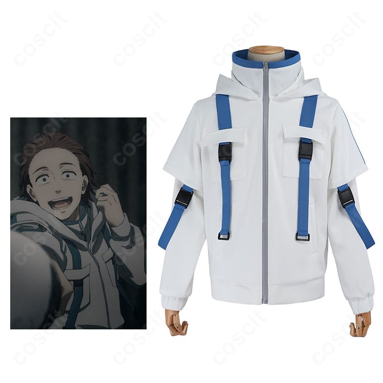 WIND BREAKER 名取慎吾のコスプレ一式を着用したイメージ。特徴的なジャケットのシルエットと装飾が高再現で表現された融合カット。
