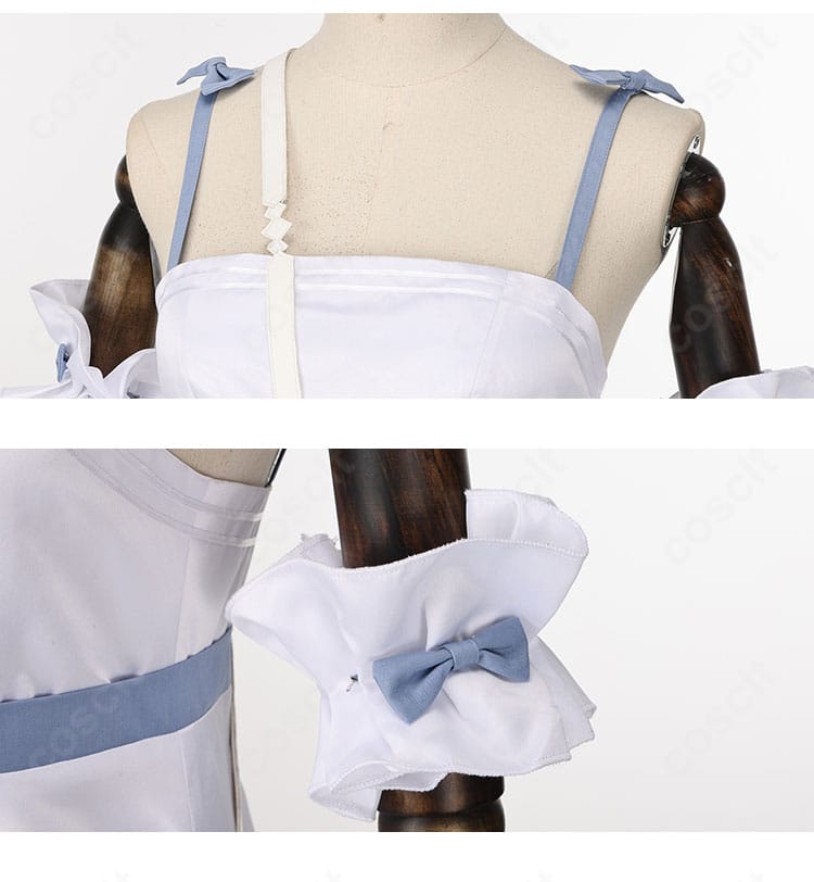 氷室セナ 私服コスプレ衣装の肩・腕装飾ディテール。縁取りと質感が見える近接画像。