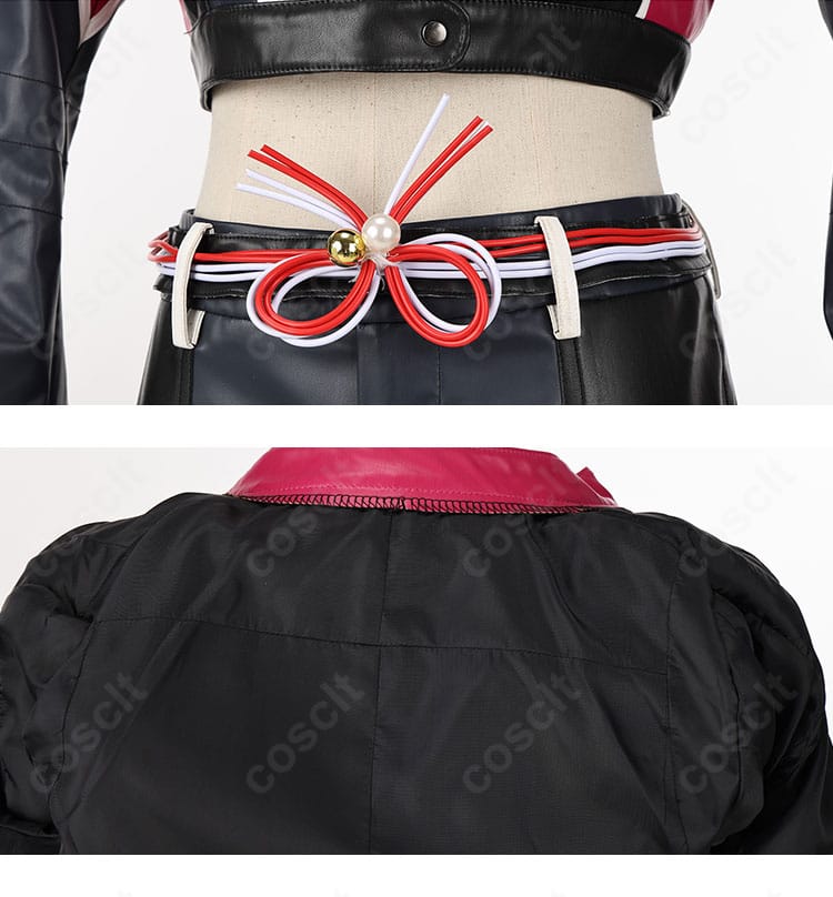 腰部分と内布の素材感のアップ。通気性の良い生地と肌当たりの良さを示すディテール。