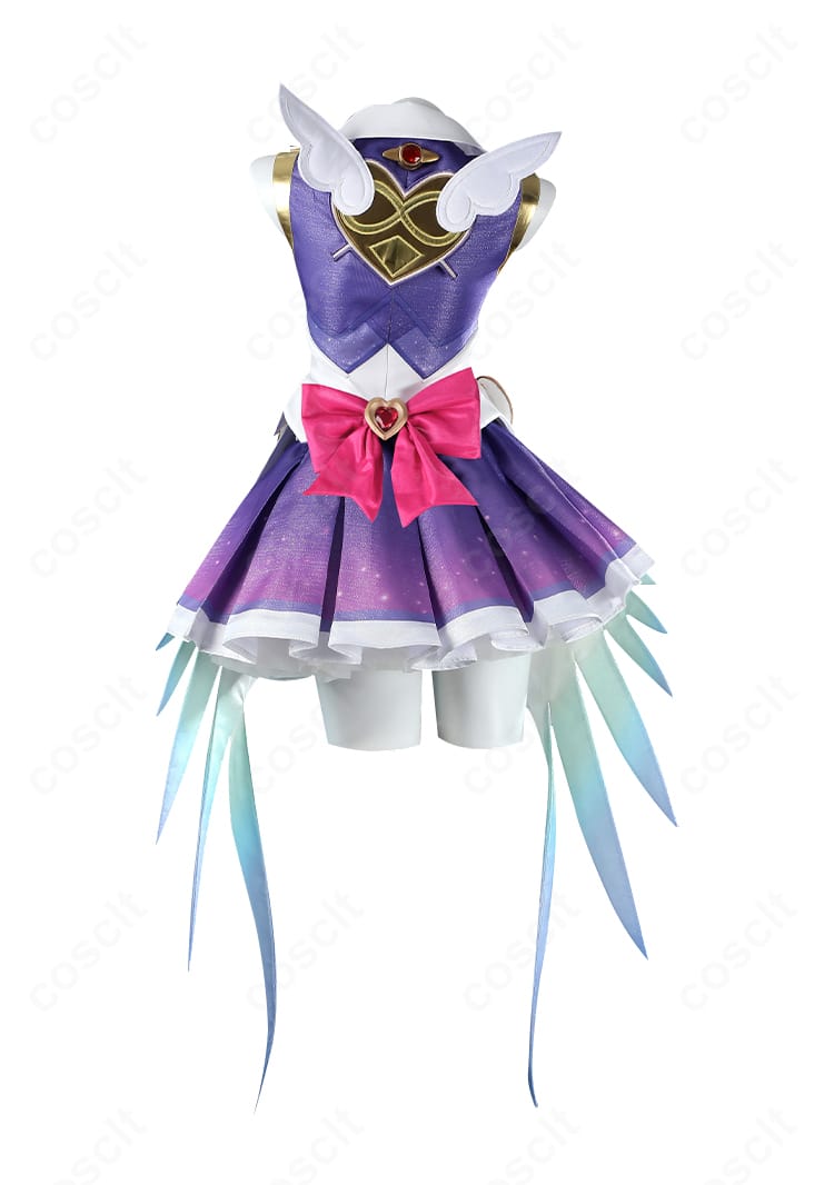 キリコ衣装の背面。背部リボンとバックシルエット、仕上がりを示す画像