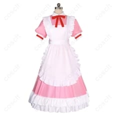 鹿目まどか メイド服コスプレ衣装｜高再現で清楚な上品シルエット、撮影・イベントに最適 - 1枚目の画像（サムネイル）