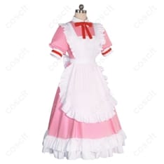 鹿目まどか メイド服コスプレ衣装｜高再現で清楚な上品シルエット、撮影・イベントに最適 - 2枚目の画像（サムネイル）