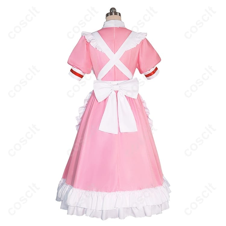 鹿目まどか メイド服コスプレ衣装｜高再現で清楚な上品シルエット、撮影・イベントに最適 - 3枚目の画像